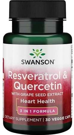 Swanson Resveratrol & Quercetin - 30 vcaps