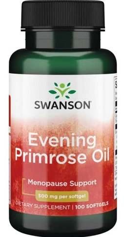 Swanson Evening Primrose Oil, 500mg - 100 softgels