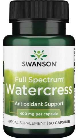 Swanson Full Spectrum Watercress, 400mg - 60 caps