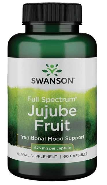 Swanson Full Spectrum Jujube Fruit, 675mg - 60 caps