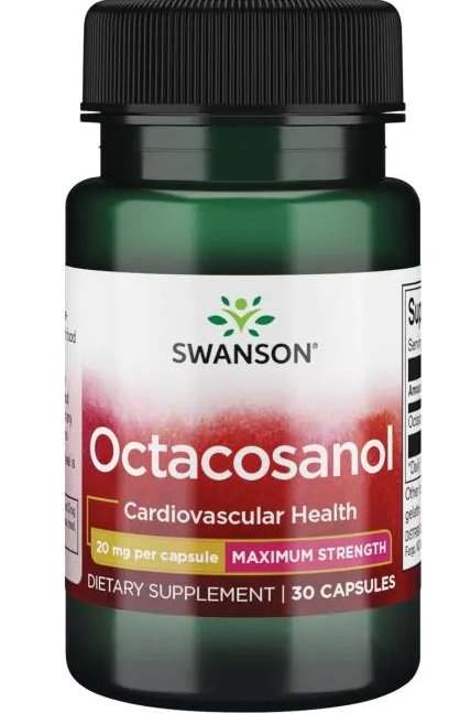 Swanson Octacosanol, Maximum-Strength 20mg - 30 caps