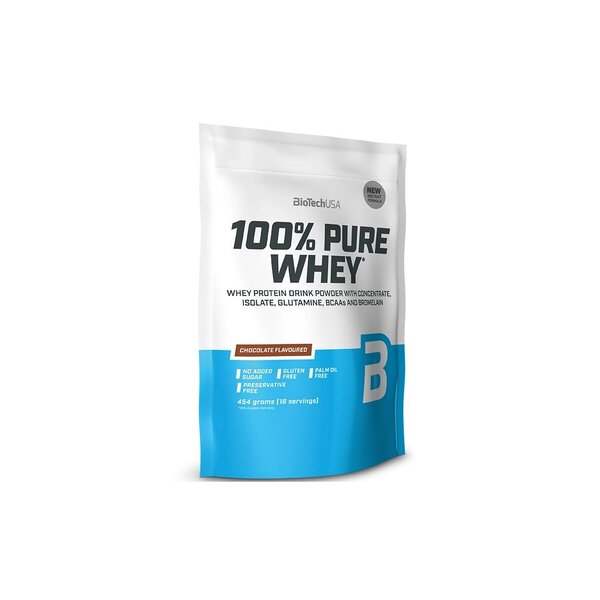 BioTechUSA 100% Pure Whey, Chocolate - 454 grams