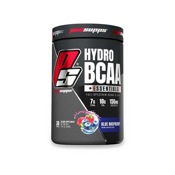 Pro Supps HydroBCAA + Essentials, Blue Raspberry - 414 grams