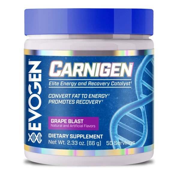 Evogen Carnigen Powder, Grape - 66 grams