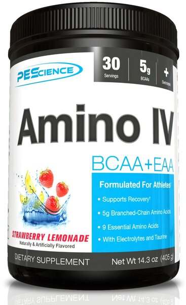 PEScience Amino IV, Strawberry Lemonade - 405 grams