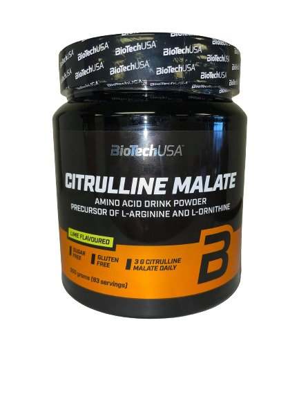 BioTechUSA Citrulline Malate, Lime - 300 grams