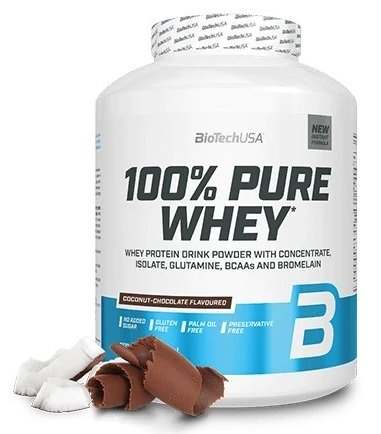 BioTechUSA 100% Pure Whey, Coconut-Chocolate - 2270 grams