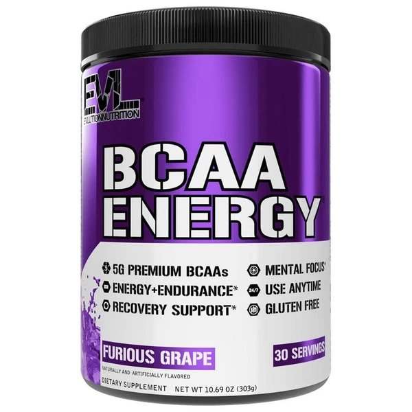 EVLution Nutrition BCAA Energy, Furious Grape - 303 grams