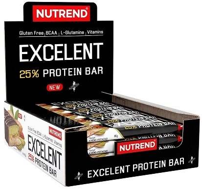 Nutrend Excelent 25% Protein Bar, Chocolate & Nuts - 18 x 85g