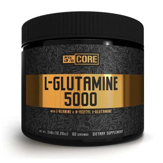 5% Nutrition L-Glutamine 5000 - Core Series, Unflavoured - 348 grams