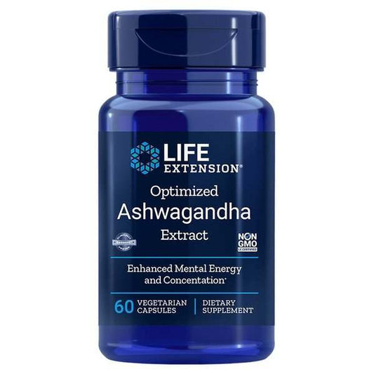 Life Extension Optimized Ashwagandha Extract - 60 vcaps