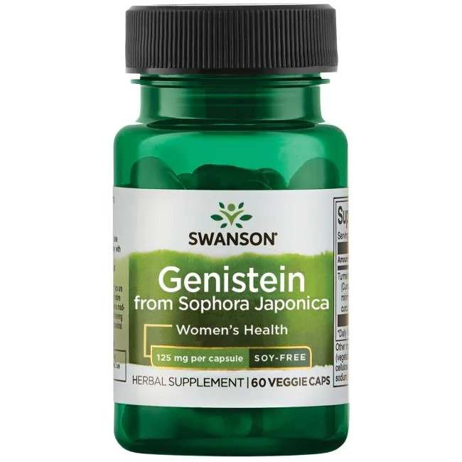 Swanson Genistein from Sophora Japonica, 125mg - 60 vcaps