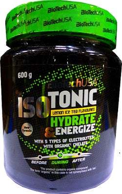 BioTechUSA IsoTonic, Lemon Ice Tea - 600 grams