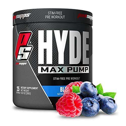 Pro Supps Hyde Max Pump, Blue Razz - 280 grams