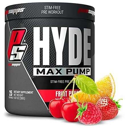 Pro Supps Hyde Max Pump, Fruit Punch - 280 grams