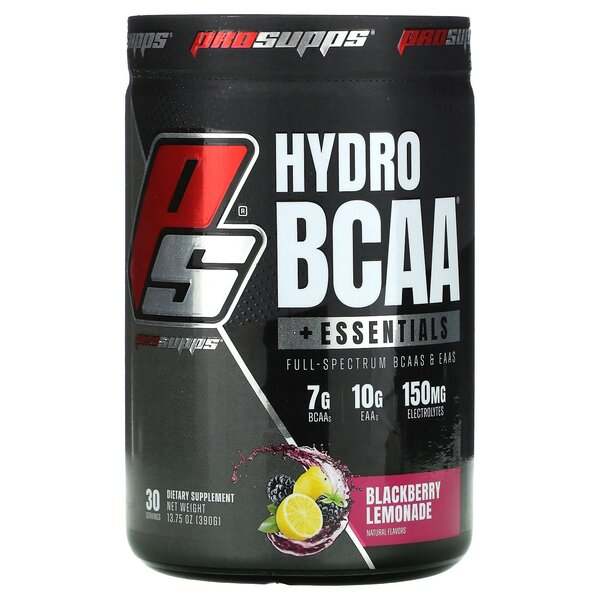 Pro Supps HydroBCAA + Essentials, Blackberry Lemonade - 390 grams