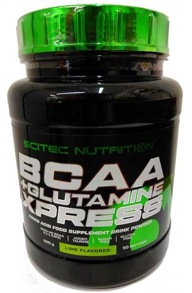 SciTec BCAA + Glutamine XPress, Lime - 600 grams