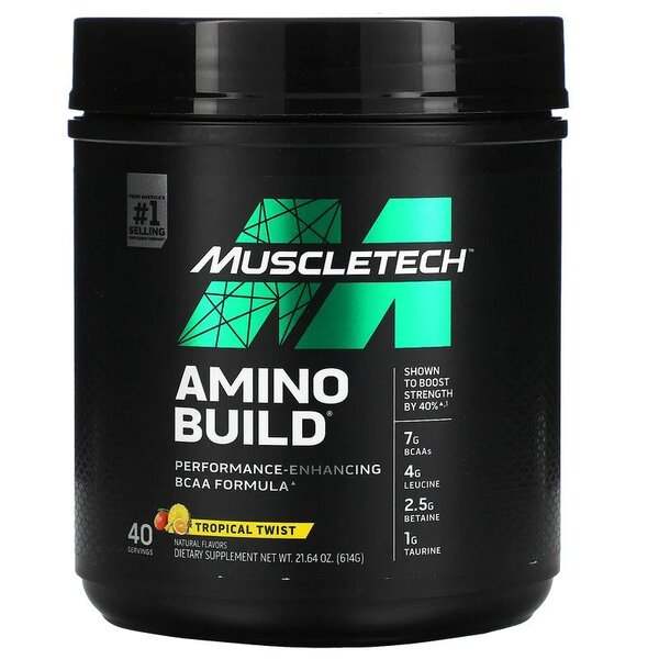 MuscleTech Amino Build, Tropical Twist (EAN 631656715804) - 614 grams