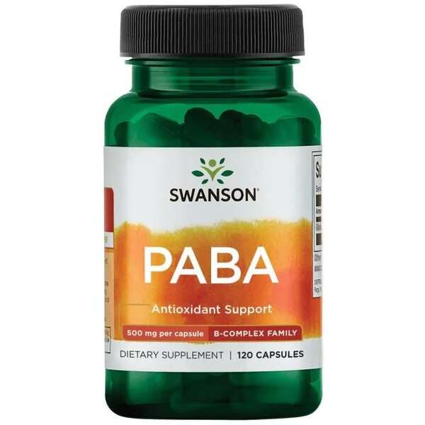 Swanson PABA, 500mg - 120 caps