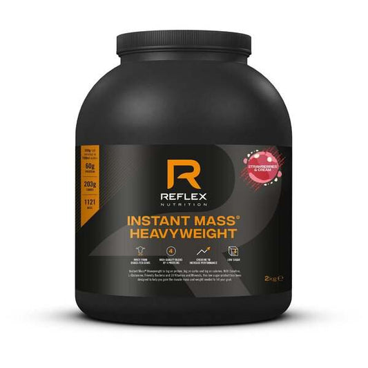 Reflex Nutrition Instant Mass Heavyweight, Strawberries & Cream - 2000 grams