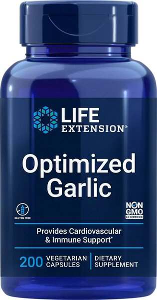 Life Extension Optimized Garlic - 200 vcaps