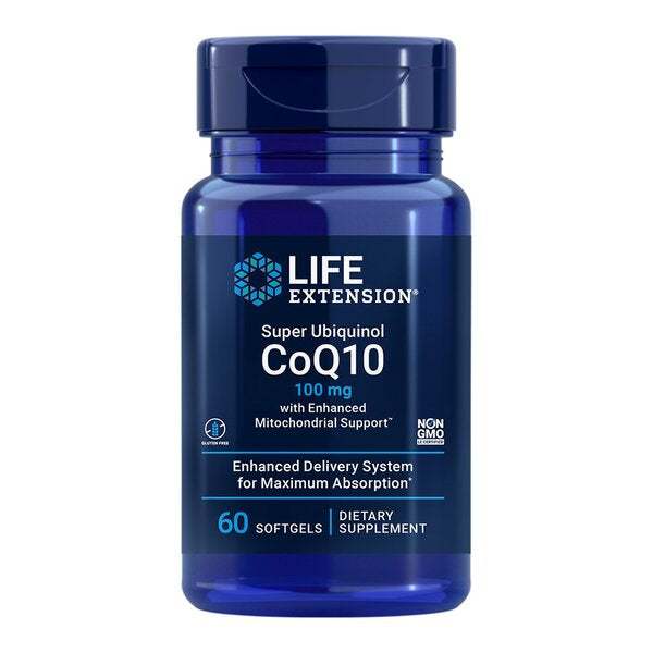 Life Extension Super Ubiquinol CoQ10 with Enhanced Mitochondrial Support, 100mg - 60 softgels