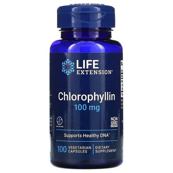 Life Extension Chlorophyllin, 100mg - 100 vcaps