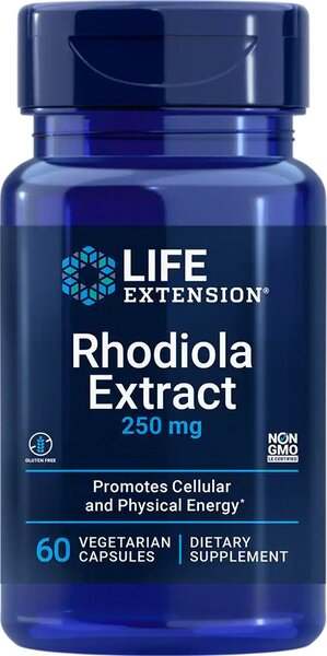 Life Extension Rhodiola Extract, 250mg - 60 vcaps