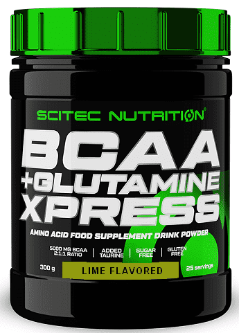 SciTec BCAA + Glutamine XPress, Lime - 300 grams