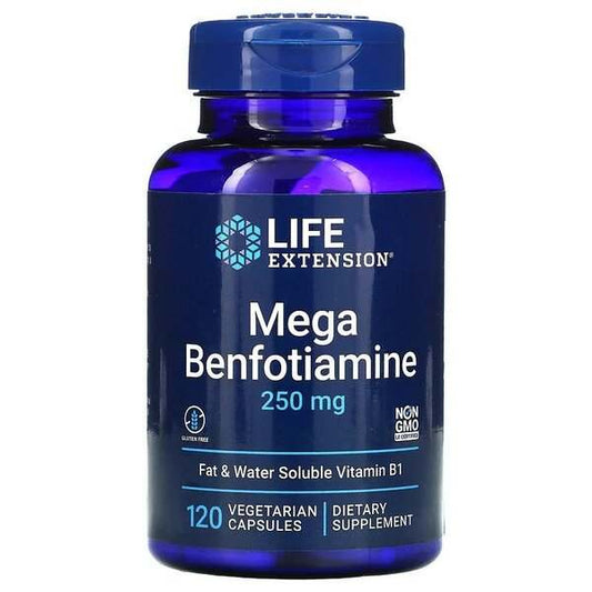 Life Extension Mega Benfotiamine, 250mg - 120 vcaps