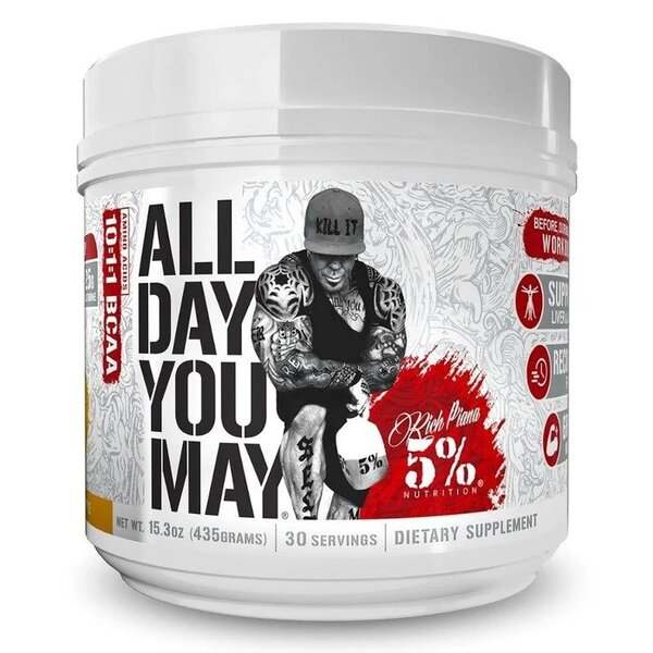 5% Nutrition AllDayYouMay - Legendary Series, Mango Pineapple - 435 grams