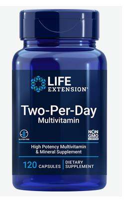 Life Extension Two-Per-Day, Multivitamin - 120 caps