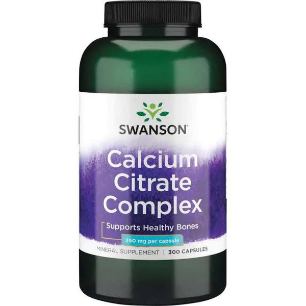 Swanson Calcium Citrate Complex, 250mg - 300 caps