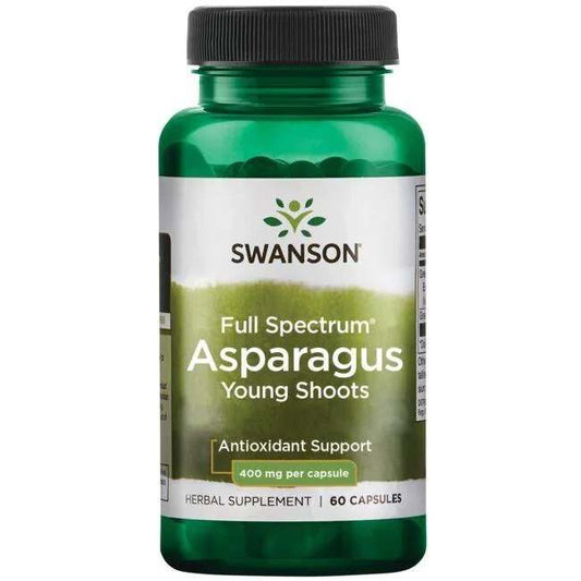 Swanson Full Spectrum Asparagus Young Shoots, 400mg - 60 caps