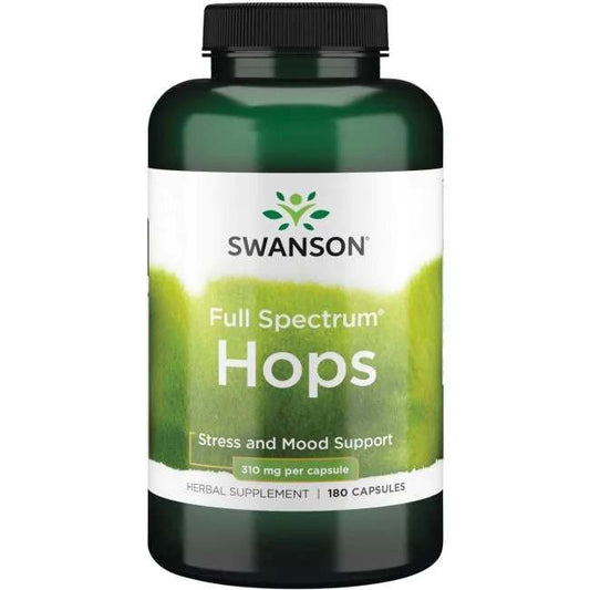 Swanson Full Spectrum Hops, 620mg - 180 caps