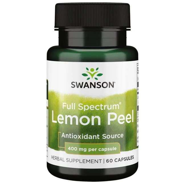 Swanson Full Spectrum Lemon Peel, 400mg - 60 caps