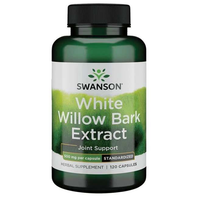 Swanson White Willow Bark Extract, 500mg - 120 caps