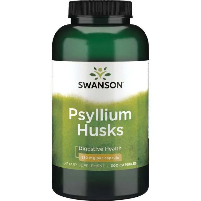 Swanson Psyllium Husks, 610mg - 300 caps