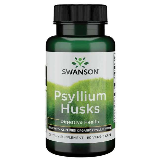 Swanson Psyllium Husks, 625mg - 60 vcaps