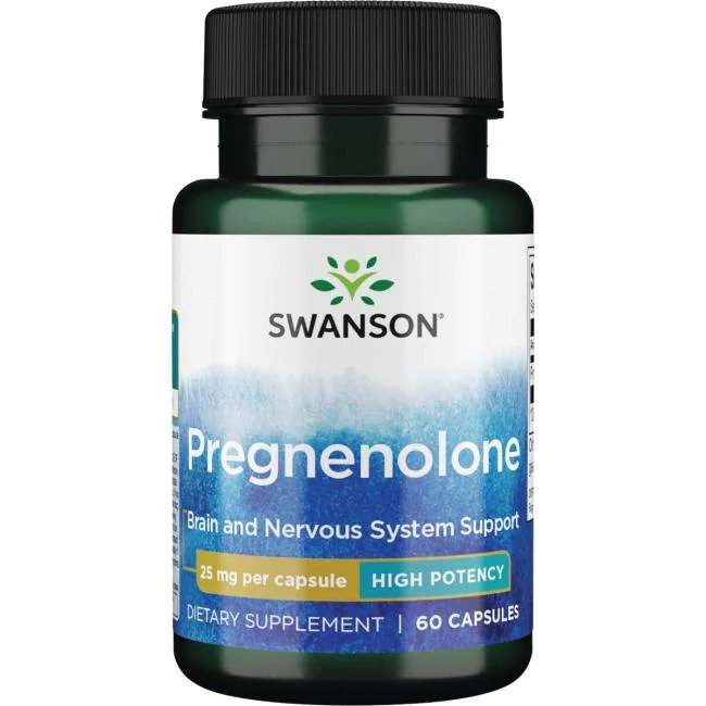 Swanson Pregnenolone, 25mg - 60 caps