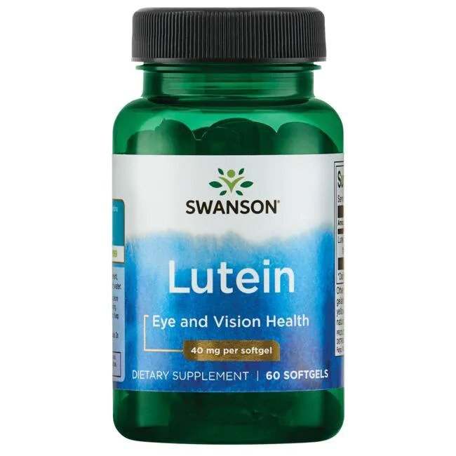 Swanson Lutein, 40mg - 60 softgels