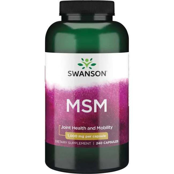 Swanson MSM, 1000mg - 240 caps