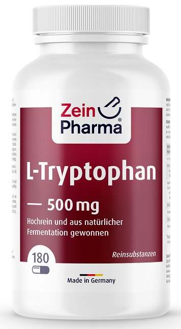 Zein Pharma L-Tryptophan, 500mg - 180 caps