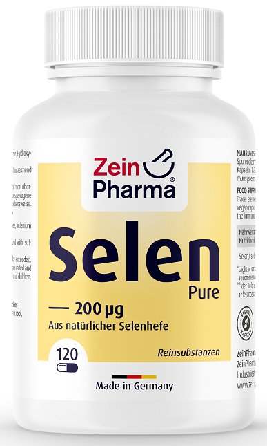 Zein Pharma Selenium Pure, 200mcg - 120 caps