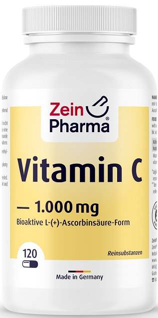 Zein Pharma Vitamin C, 1000mg - 120 caps