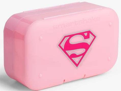 SmartShake Pill Box Organizer, 2-pack - DC Supergirl