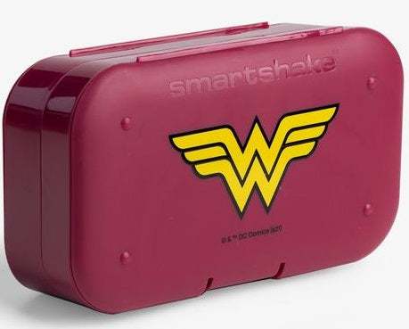 SmartShake Pill Box Organizer, 2-pack - DC Wonderwoman