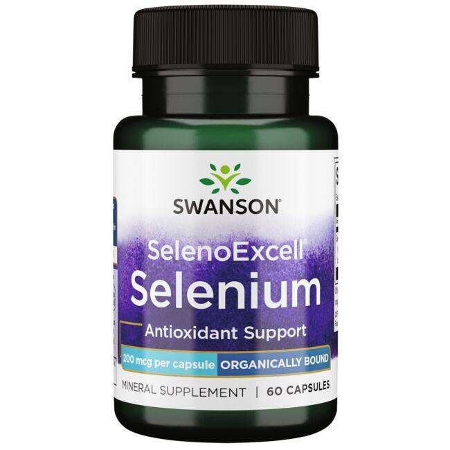 Swanson SelenoExcell Selenium, 200mcg - 60 caps