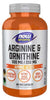 NOW Foods Arginine & Ornithine, 500/250 - 100 vcaps