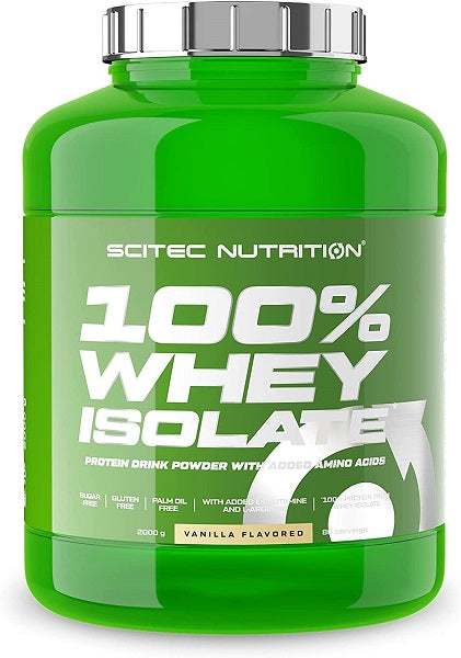 SciTec 100% Whey Isolate, Vanilla - 2000 grams